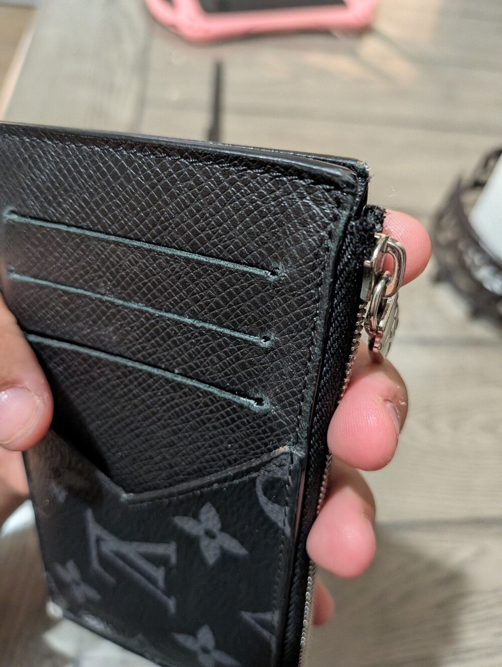 Louis Vuitton Black Monogram Card Holder Wallet - Picture 12 of 16